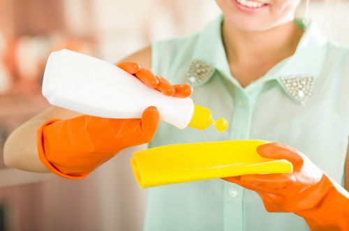 Specialist cleaning of dust and residue after renovation work