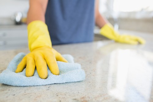 Deep cleaning a London apartment with attention to detail
