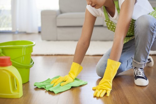 Professional move in cleaning for a modern apartment space